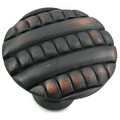 Mng 1 3/8" Ribbed Knob, Oil Rubbed Bronze 14713